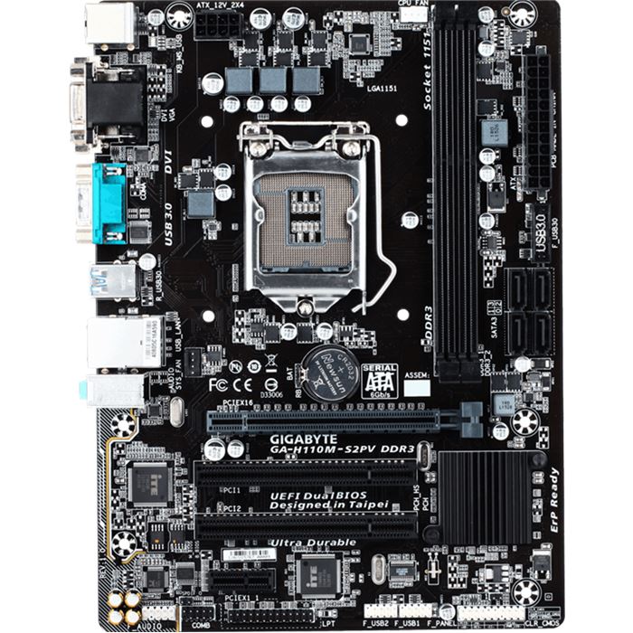 مادربرد ازراک مدل H110M-DVP سوکت 1151 - 2