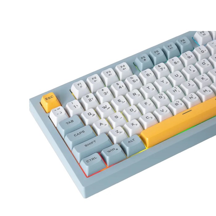 کیبورد گیمینگ تویستد مایندز مدل Spectrum TM-MK75-W RGB - 2