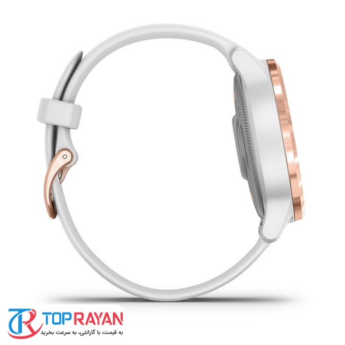 ساعت ورزشی گارمین مدل VivoActive ۴S Rose Gold Stainless Steel Bezel with White Case - 4