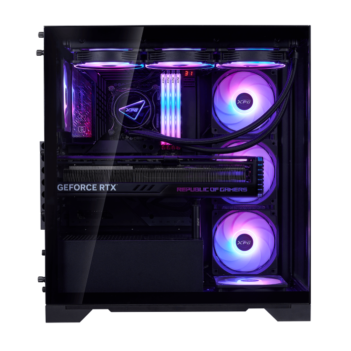 کیس گیمینگ ای دیتا مدل XPG Invader X BTF MID-TOWER Chassis Black - 4