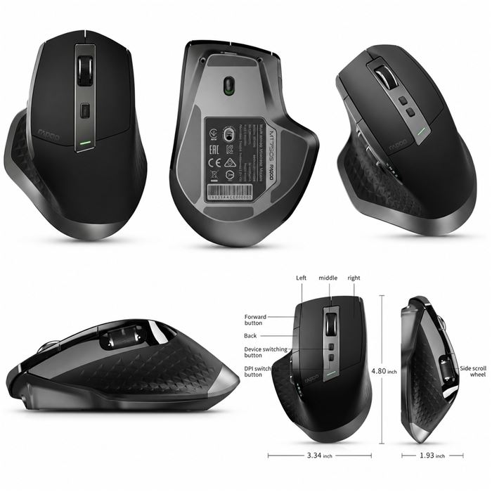 ماوس بی سیم رپو مدل MT750PLUS - 4