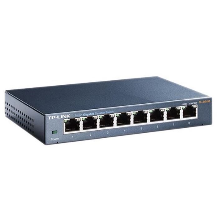 سوئیچ 8 پورت غیر مدیریتی تی پی لینک مدل اس جی 108 - 3