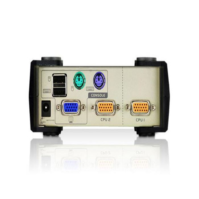 کی وی ام سوئیچ 2 پورت PS/2-USB VGA آتن CS82U - 4