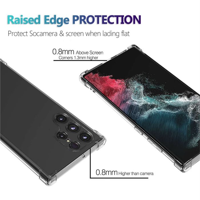 کاور مدل Kapsooli مناسب برای گوشی موبایل سامسونگ Galaxy S22 Ultra 5G به همراه محافظ صفحه نمایش - 4