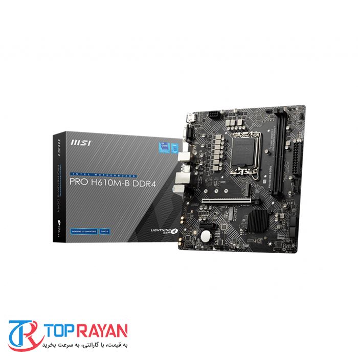 مادربرد ام اس آی PRO H610M-B DDR4 - 4