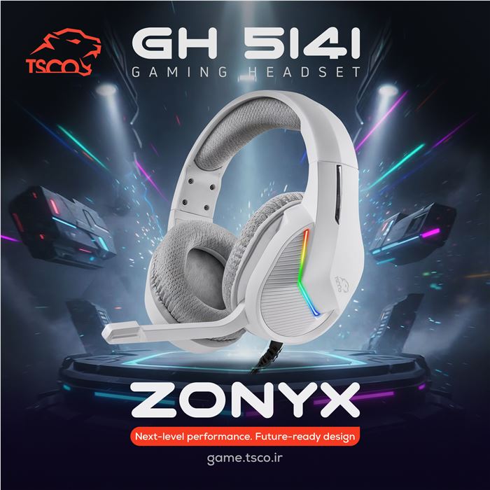 هدست گیمینگ تسکو مدل GH 5141 Zonyx RGB - 12