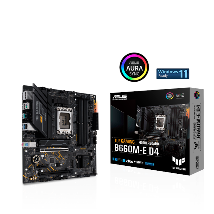 مادربرد ایسوس مدلTUF GAMING B660M-E D4 سوکت 1700