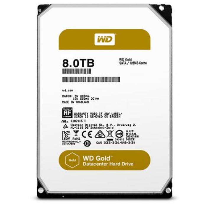 هارددیسک اینترنال وسترن دیجیتال مدل Gold WD8004FRYZ ظرفیت 8 ترابایت - 8