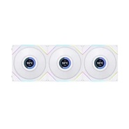 فن کیس لیان لی سفید مدل Uni Fan TL LCD Reverse Blade 120 RGB (3 عددی)