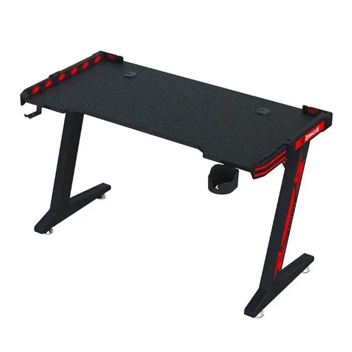 میز کامپیوتر گیمینگ ردراگون مدل GD-3112R 140cm LED - 2