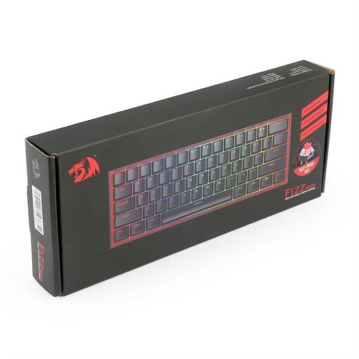 کیبورد مکانیکال گیمینگ ردراگون K616 FIZZ Pro Black RGB - 4