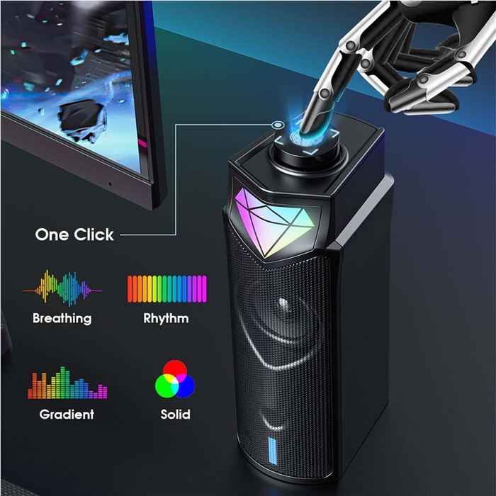 اسپیکر دسکتاپ بلوتوثی اونیکوما مدل L1 - 9