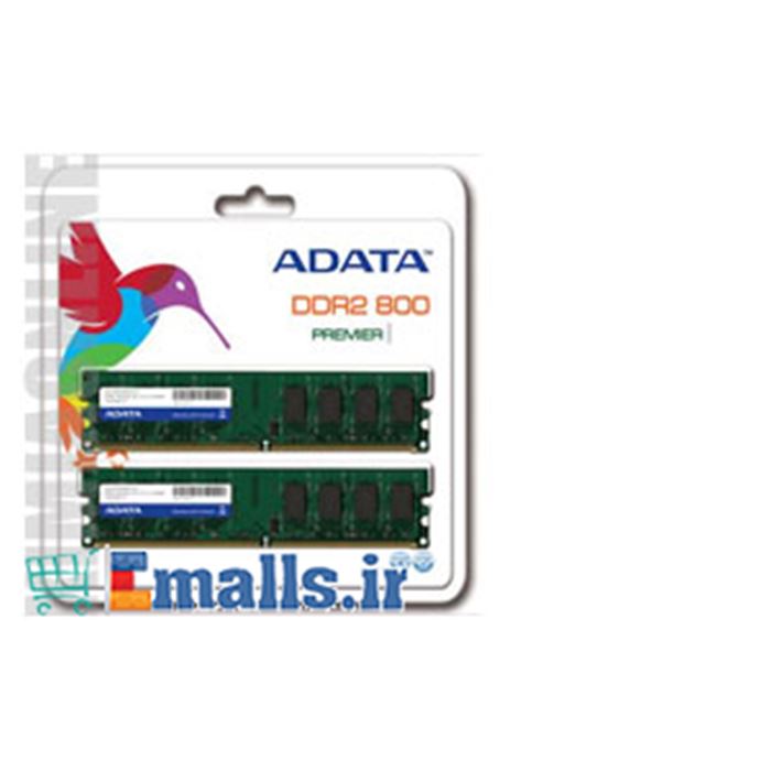رم کامپیوتر ای دیتا مدل Premier DDR2 800MHz DIMM ظرفیت 2 گیگابایت - 8