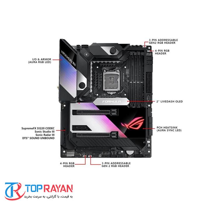 مادربرد ایسوس مدل ROG MAXIMUS XII FORMULA - 3