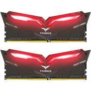 تصویر T-Force Night Hawk LED 16GB DDR4 3200MHz CL16 Dual Channel Desktop RAM