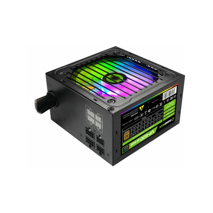پاور گیم‌مکس 600 وات GameMax VP600 RGB-M Bronze Semi Modular