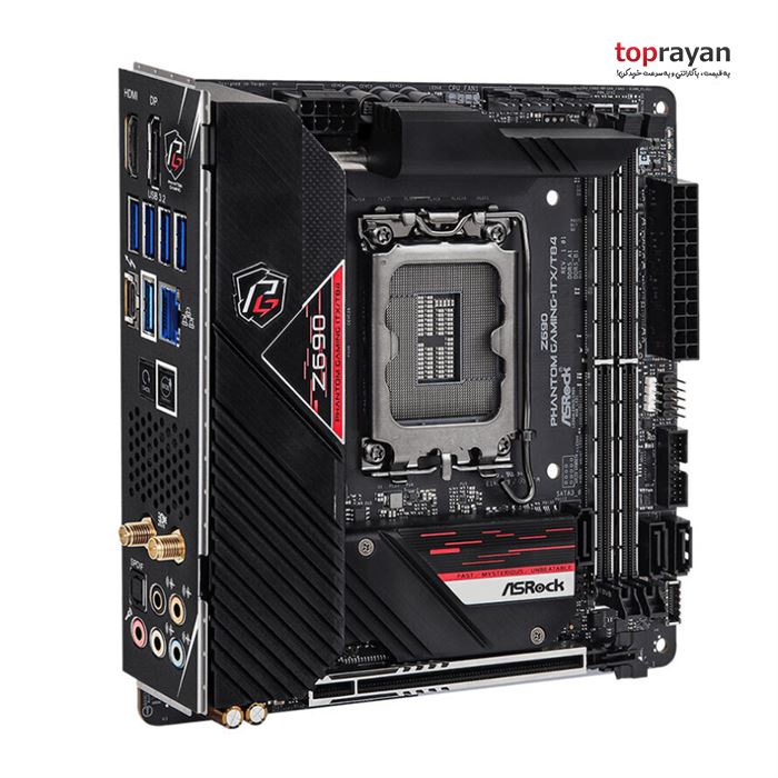 مادربرد ازراک مدل Z690 Phantom Gaming-ITX/TB4 سوکت 1700 - 4