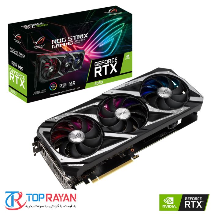 کارت گرافیک ایسوس STRIX GeForce RTX 3060 12G LHR GAMING - 5