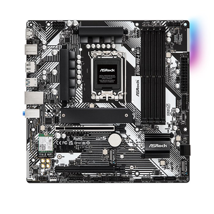 مادربرد ازراک مدل B760M PRO-A WIF D5 - 2