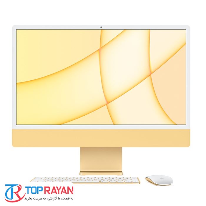Apple iMac Z12T M1 chip 8-Core CPU 8-Core GPU 512GB SSD 24-inch 4.5K Retina Display Yellow All in One - 4