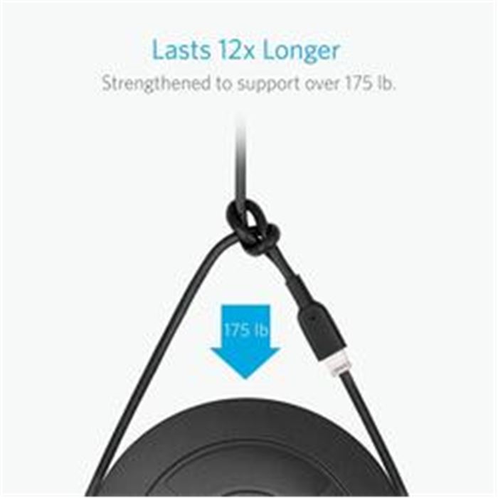 کابل لایتنینگ Anker مدل PowerLine DURA II با طول ۳ متر - 3
