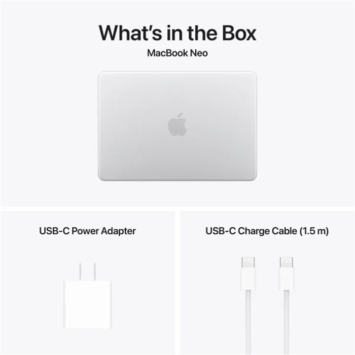 لپ تاپ 13 اینچی اپل مدل MHFA4 پردازنده A18 Pro رم 8GB حافظه 256GB  - 3