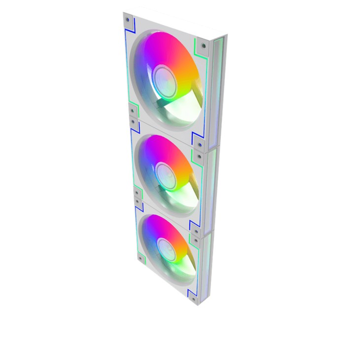 فن کیس گیمینگ گیم مکس مدل RD300 White - 3