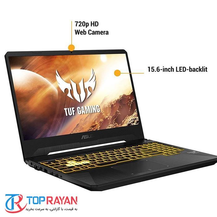 لپ تاپ ایسوس 15.6 اینچی مدل FX505DT پردازنده Ryzen5 3550H رم 8GB حافظه 256GB SSD گرافیک 4GB - 2