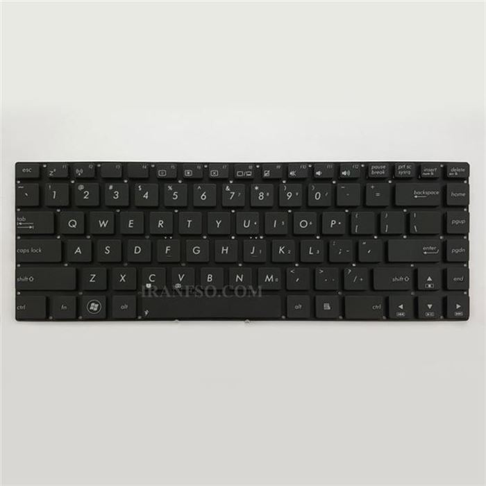 کیبورد لپ تاپ ایسوس N46 مشکی-اینترکوچک بدون فریم - 2