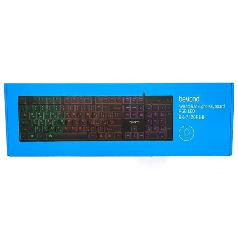 کیبورد باسیم بیاند BK-7120RGB با حروف فارسی - 5