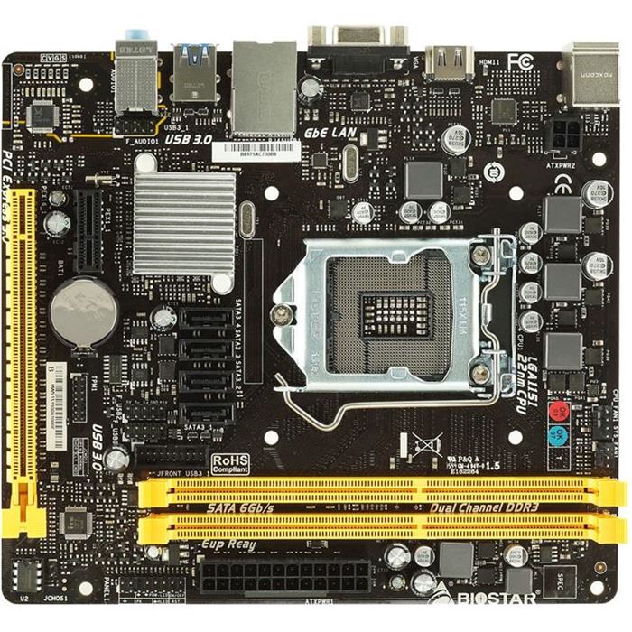 مادربرد بایوستار مدل H110MHV3 سوکت 1151 - 2