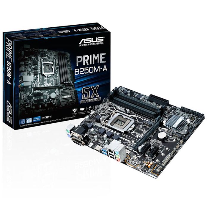 مادربرد ایسوس مدل PRIME B250M-A DDR4 سوکت 1151