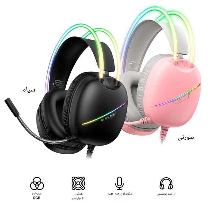 هدست گیمینگ اونیکوما مدل x33 - 8
