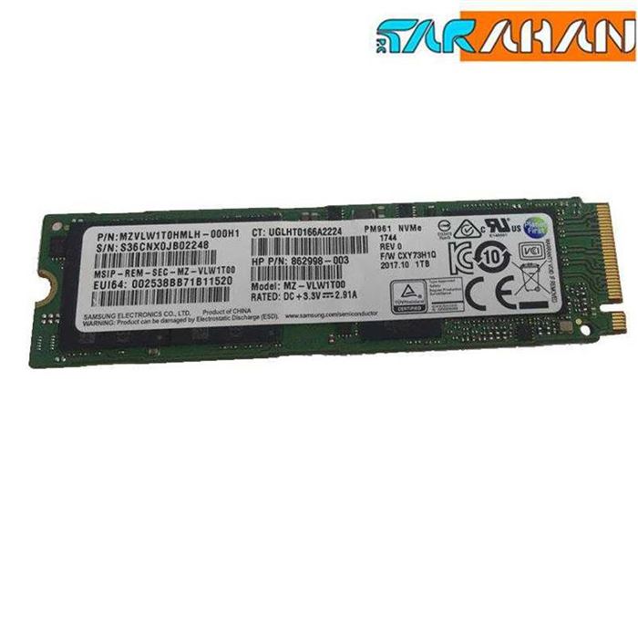حافظه SSD سامسونگ مدل PM961 NVMe ظرفیت 1 ترابایت