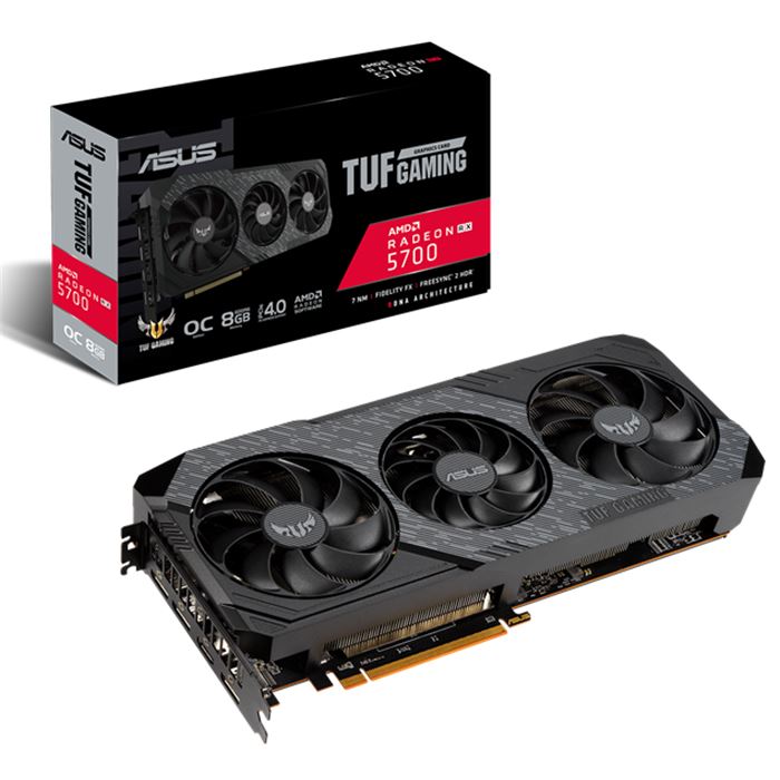 کارت گرافیک ایسوس مدل TUF 3-RX5700-O8G-EVO-GAMING حافظه 8 گیگابایت