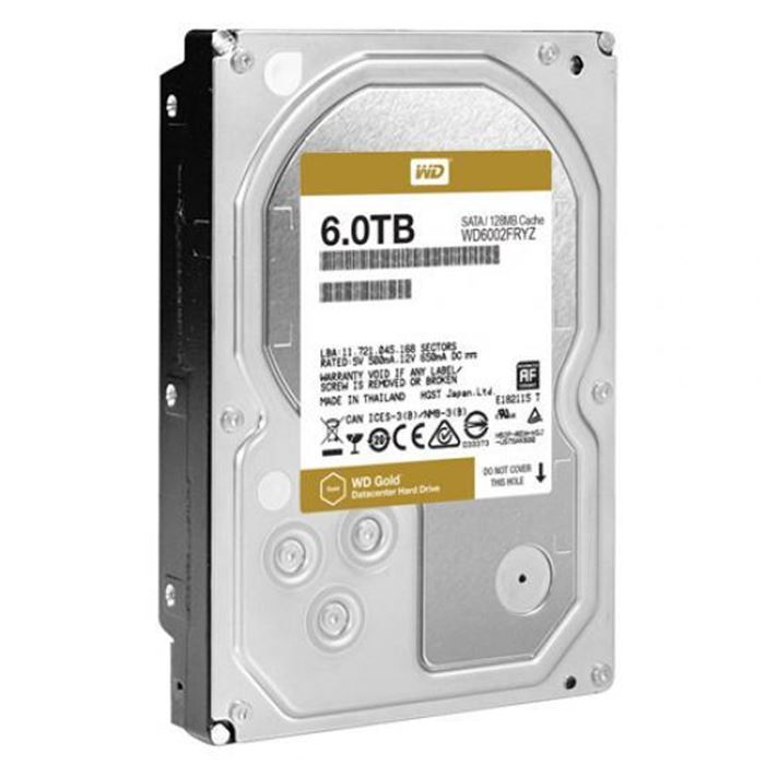هارددیسک اینترنال وسترن دیجیتال سری Gold Datacenter مدل WD6002FRYZ ظرفیت 6 ترابایت - 2