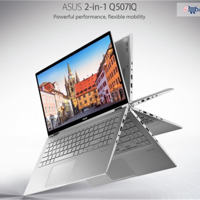 لپ تاپ 15.6 اینچ ایسوس مدل ZenBook Q507IQ پردازنده ryzen 7 4700U رم 8GB حافظه 256GB گرافیک (Full HD 2GB (MX350 - 2