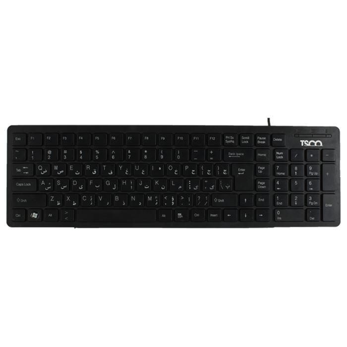 کیبورد با سیم تسکو مدل تی کی 8006 - 3