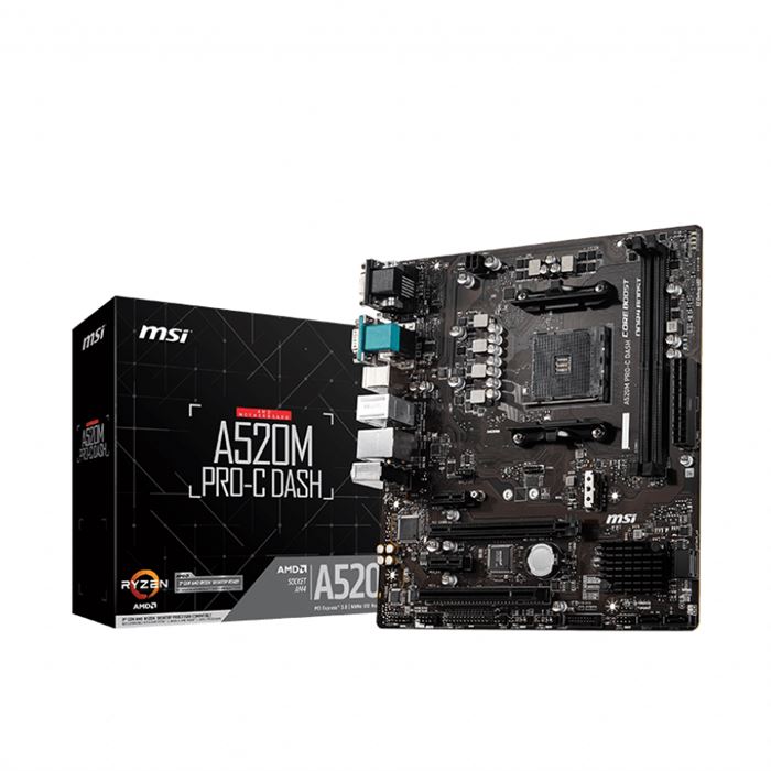 مادربرد ام اس آی مدل A520M PRO-C DASH سوکت AM4 - 2