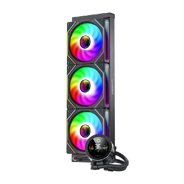 خنک کننده پردازنده مایع گیم مکس IceBurg 360 Digital Black - 2