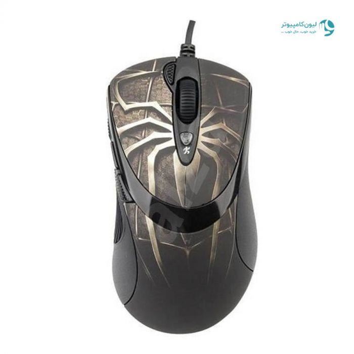 موس ایفورتک XL-747H Brown And Spider Laser Gaming Mouse - 5