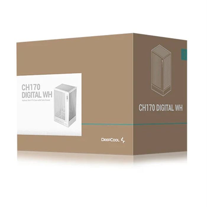 کیس دیپ کول سفید Case DeepCool CH170 Digital WH  - 9