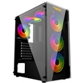 Twisted Minds Manic Shooter-03 Black Mid Tower Gaming Computer Case