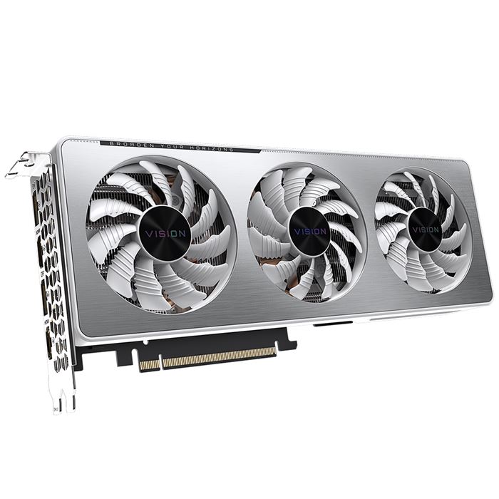 کارت گرافیک گیگابایت GeForce RTX 3060 Ti VISION OC LHR 12G - 3