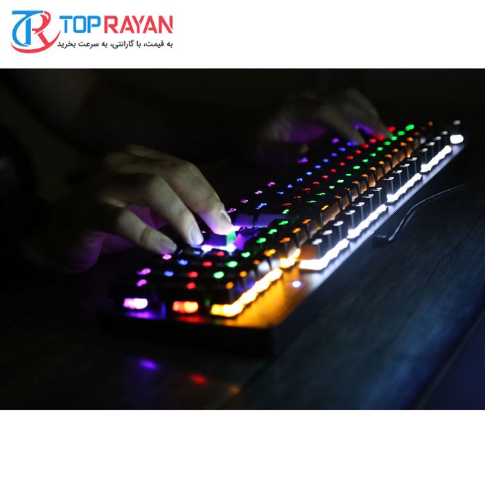 کیبورد مخصوص بازی جدل مدل KL89 Gaming RGB  - 4