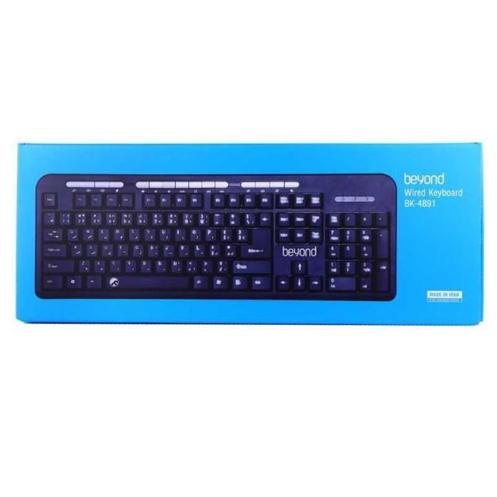 کیبورد بیاند مدل BK-4891 با حروف فارسی - 7