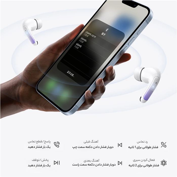 هدفون بلوتوثی یوسمز مدل XD19 - 9