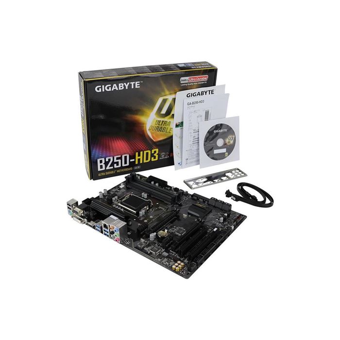 GigaByte GA-B250-HD3P LGA 1151 Motherboard - 5