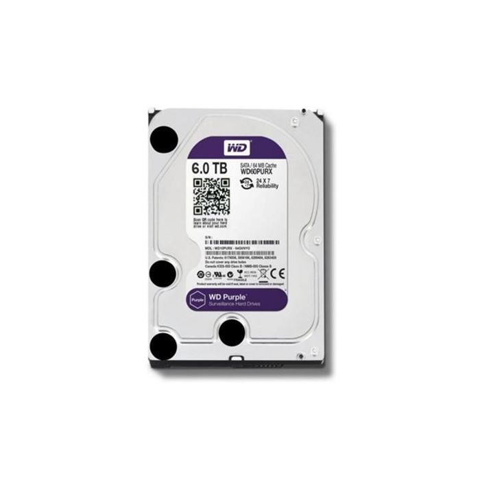 هارد اینترنال وسترن دیجیتال Western Digital Purple 6TB 64MB - 5