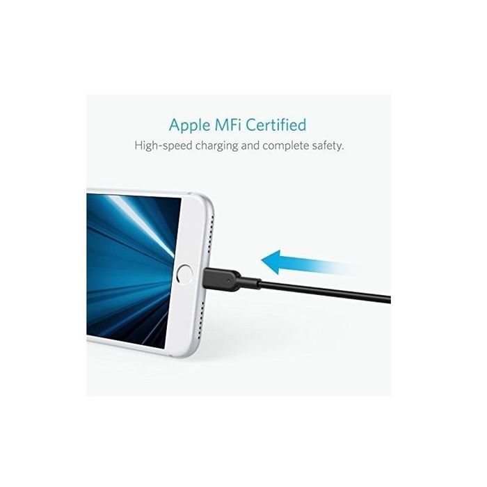 کابل تبدیل USB به لایتنینگ انکر مدل A8434 طول 3 متر - 4